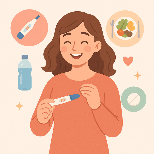 illustration premiers signes de grossesse